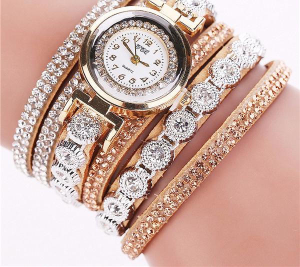 Luxury Rhinestone Bracelet Watch