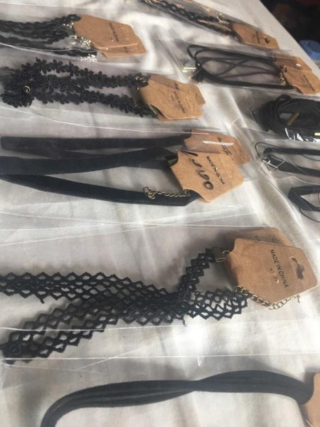 Black Velvet Choker Necklace