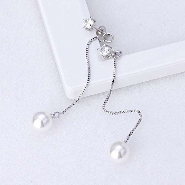 Long Chain Earrings Rhinestone