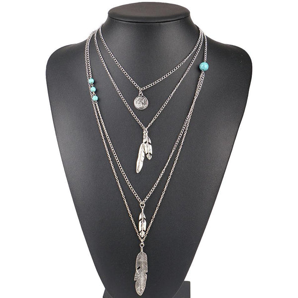 Feather Statement Necklaces