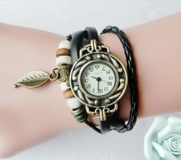 Genuine Leather Vintage Quartz