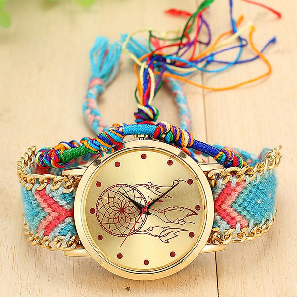 Knitted Dreamcatcher Friendship Watch