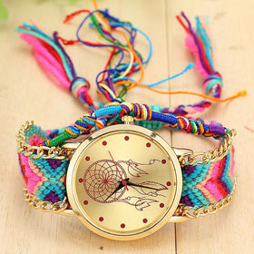 Knitted Dreamcatcher Friendship Watch