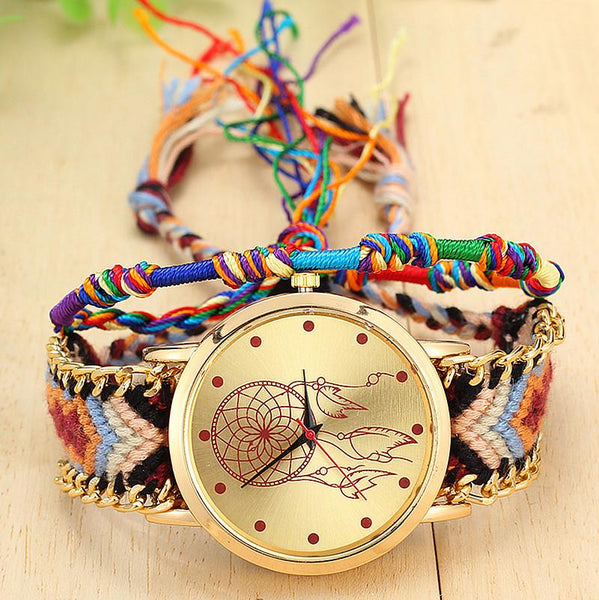 Knitted Dreamcatcher Friendship Watch