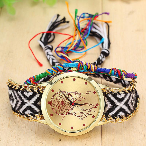 Knitted Dreamcatcher Friendship Watch