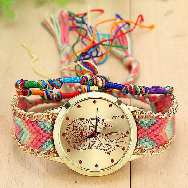 Knitted Dreamcatcher Friendship Watch