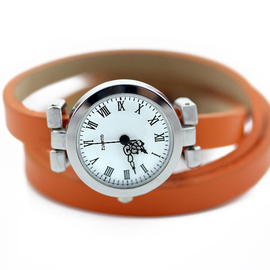 Long Leather Vintage Watch