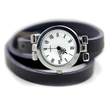 Long Leather Vintage Watch