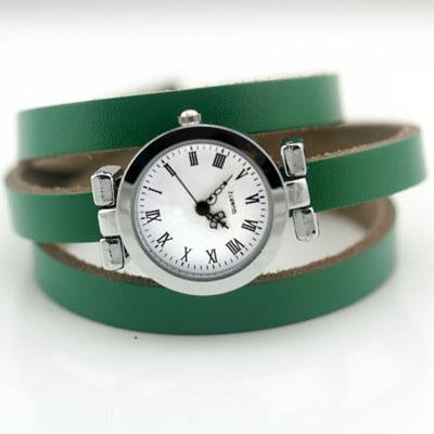 Long Leather Vintage Watch