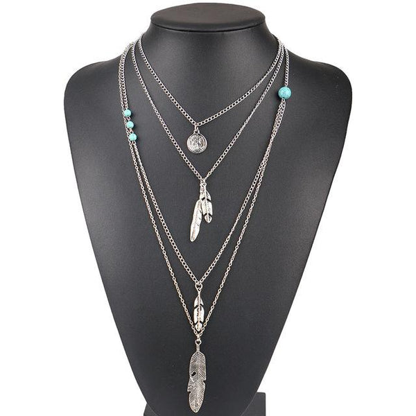 Feather Statement Necklaces