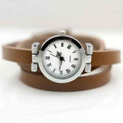 Long Leather Vintage Watch